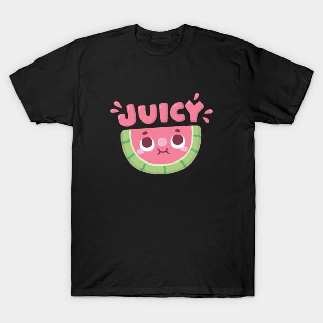 Cute Juicy Watermelon T-Shirt by rustydoodle